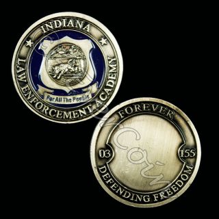 Indiana Law Enforcement Academy ★ Challenge Coin