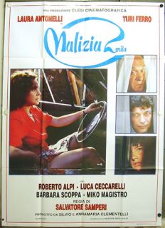 FX81 Malizia 2000 Laura Antonelli Orig 4sh Poster Italy
