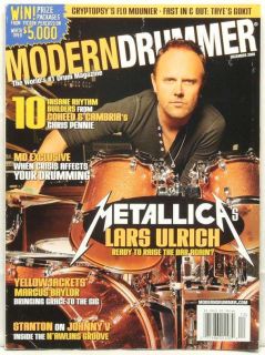 Modern Drummer Magazine Lars Ulrich Metallica Chris Pennie Coheed