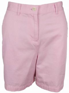  Ralph Lauren Womens Spring Classics Pink Cotton Shorts 10P Petite
