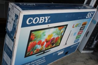 New Coby 55 inch TV LEDTV5536 HD HDMI 1080p LED LCD TV 55 in TV Smart