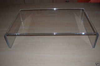 Acrylic Perspex PC Monitor LCD TV Riser Stand Shelf