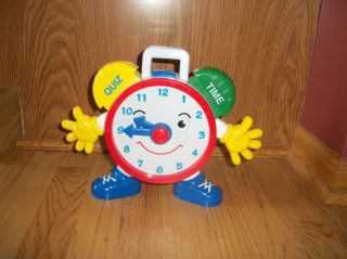  Battery Operated Talking Teaching Learn To Tell Time Childs Clock