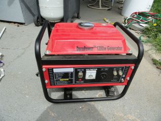 Duro Power 1200W Generator 4 Cycle Great for Camping