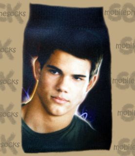 Taylor Lautner Mobile Phone Sock Pouch Cover Case