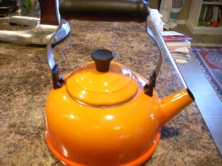 Le Creuset Flame Tea Pot Kettle