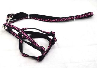 Puppy Small Dog Harnesses and Leads Leashes Set 1cm Width HL19