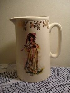 Lord Nelson Pottery Pinky Lawrence Tall Milk Jug