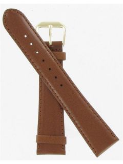 deBeer 19mm Brown Smooth Leather DB34 Watch Band