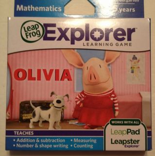 Leapfrog Leappad 2 Explorer MATH Learning Game OLIVIA the Pig Ages 3