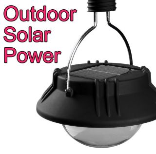 LED Lantern Solar Cell panel Camping Outdoor Lamp in battery Light