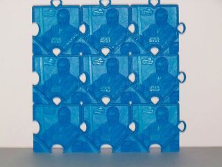 Star Wars Frito Lay 3 D Puzzle Pieces 9x OBI Wan Blue