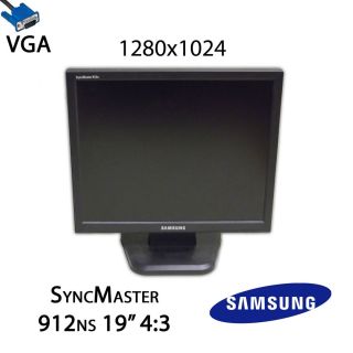 19 Samsung SyncMaster 912N TFT Active Matrix LCD Monitor 1280 x 1024 5