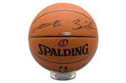 Lebron James and Dwayne Wade Dual Autographed Official NBA Basketball