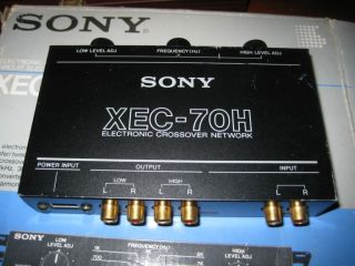 Vintage 1986 Car Audio Sony Electronic Crossover Network Model No XEC