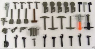 Lego MiNiFiG Accessories * HUGE Lot of 40 Utensils Tools Construction