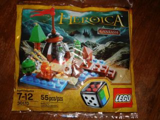 Lego Games Heroica 30170 Ganrash Polybag RARE Hard to Find Set