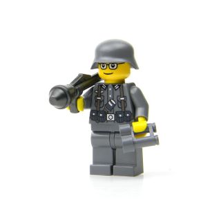 Custom Lego German Soldier WWII Minifig Army Builder