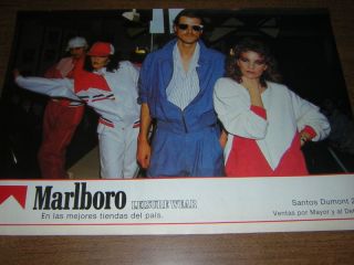 1986 Marlboro Leisure Wear Cigarettes Print Spanish Ad