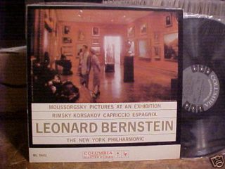 Leonard Bernstein Conducts Moussorgsky Pictures Mono