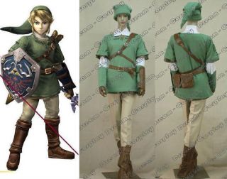 The Legend of Zelda Link Costume Cosplay Twilight Princess Skyward