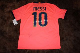 Leonel Messi Signed Barcelona Soccer Jersey