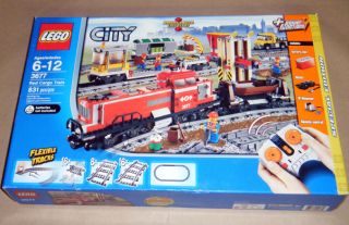 LEGO City Special Edition Red Cargo Train (3677) brand new RARE FIND