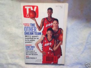 1996 TV Guide Lisa Leslie Rebecca Lobo Staley Olympics