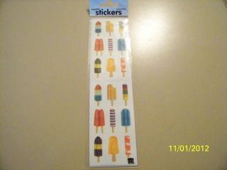 Paper House Popsicles Scrapbooking Stickers NIP