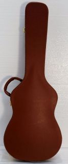 Hardshell Les Paul Guitar Case Plush Interior Brown Outlook