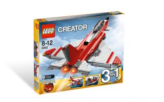 Lego 5892 Creator Sonic Boom Airforce Jet Fighter Speed Boat Plane New