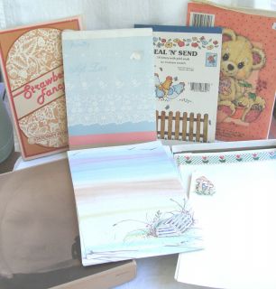 Lot 8 Different Patterns 1970s thru 80s Letter Writing