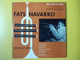  Navarro Memorial Album Blue Note 10 ORIGINAL Lexington VG Jazz Grail