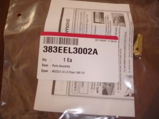 LG Kenmore 383EEL3002A LP Gas Dryer Conversion Kit