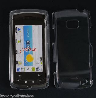 Clear Hard Cover Case for LG Ally VS740