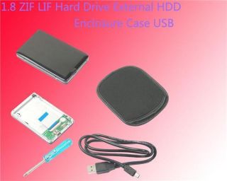 ZIF Lif Hard Drive External HDD Enclosure Case USB