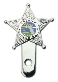 Deputy Sheriff Florida License Plate Topper