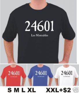 Les Miserables 24601 T Shirt