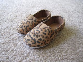 Leopard Print Toddler Shoes Like Toms for Girls