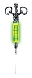 Mad Dr Scientist Light Up Needle Table Prop Drama Theatre Halloween