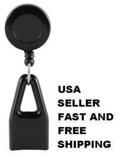 Lighter Leash Pull Out Clip Retractable Black