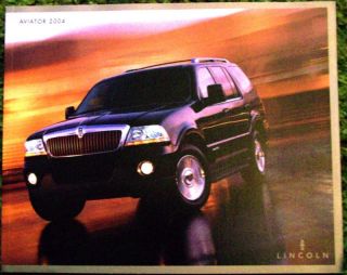 2004 Lincoln Aviator Sales Brochure 04