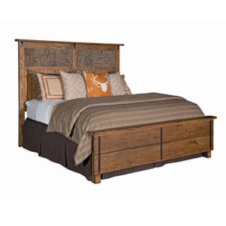 Kincaid Homecoming Vintage Oak Linville King Rustic Bed Solid Oak