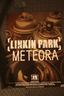 Linkin Park Autographed Poster