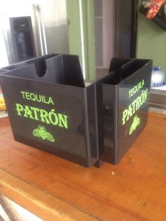 Tequila Patron Bar Table Napkin Holder Booze Shots