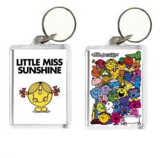 Little Miss Sunshine Mr Men, Little Miss, Cartoon Keyring, Ideal Gift