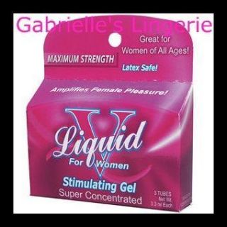 Liquid V Stimulating Gel for Women 3 Tube Box