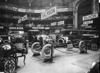 Salmson Exhibit 1925 Lisbon Portugal Auto Show 8 x 10 Photograph