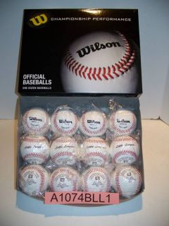 Wilson A1074BLL1 Little League Baseballs per Dozen