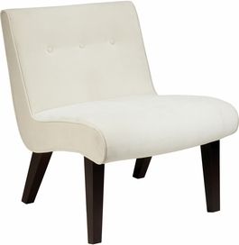 Valencia Oyster Living Room Lounge Armless Accent Chair